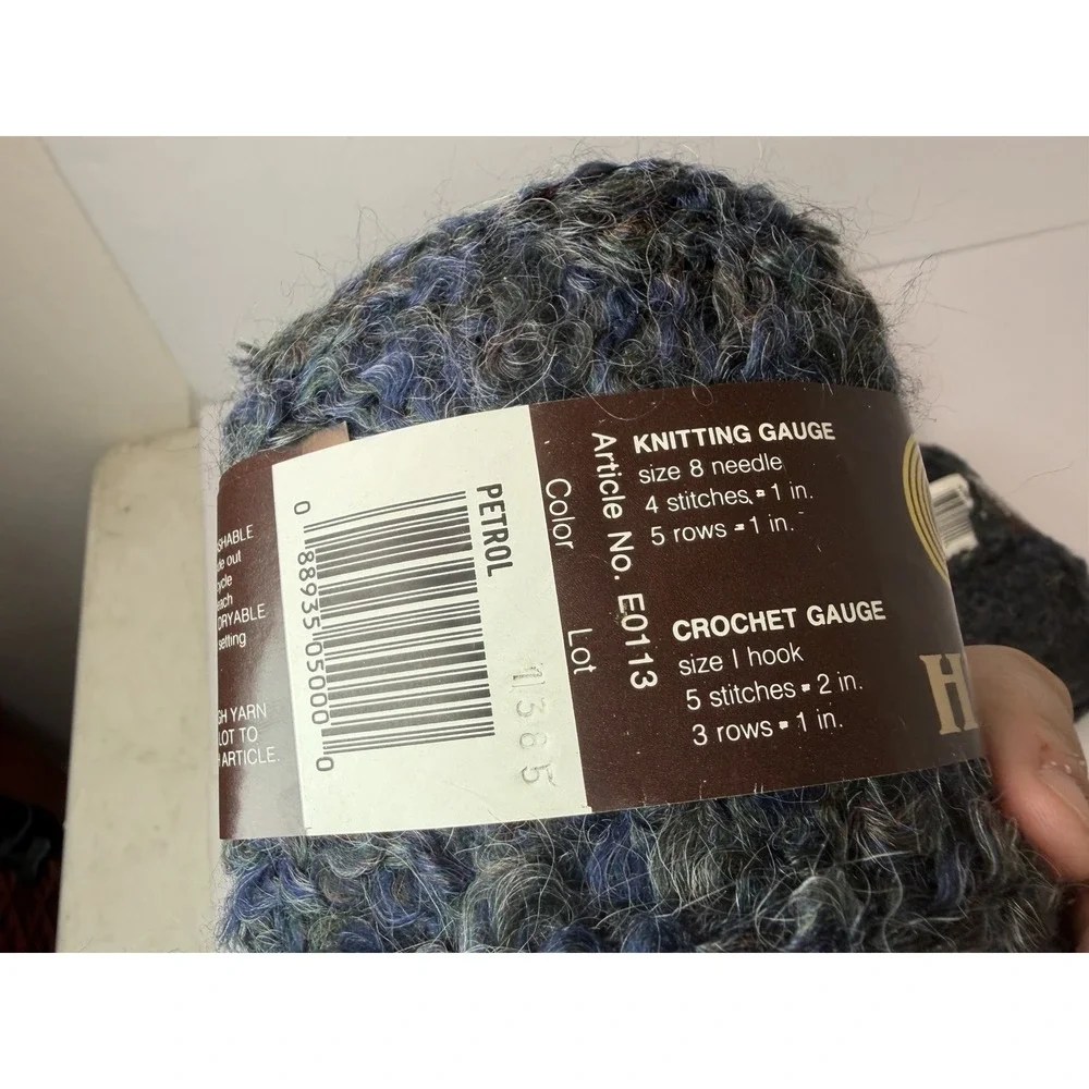 Columbia Minerva Himalaya Acrylic Mohair Nylon Yarn Lot Of 8 93 Yds Each #2